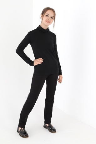 Джемпер (водолазка) для девочки Кин-3 черный