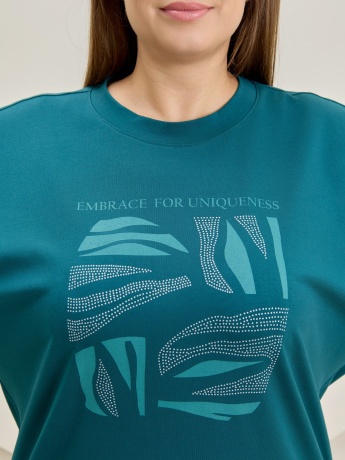 Туника женская Прима изумрудный