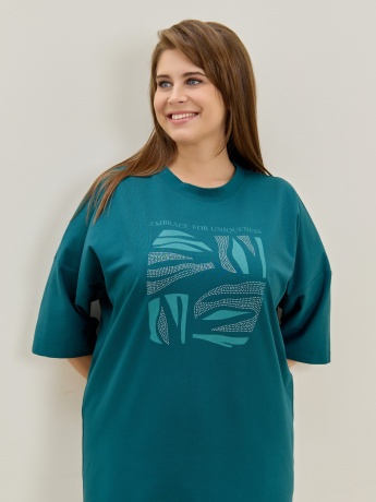 Туника женская Прима изумрудный