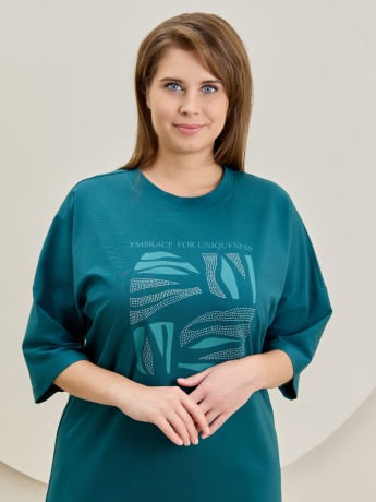 Туника женская Прима изумрудный