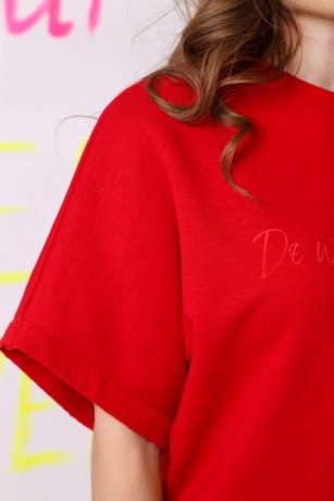 Костюм женский Кромби красный