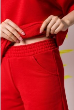 Костюм женский Кромби красный