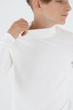 Джемпер (водолазка) для мальчика Кин-4 белый