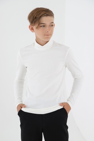 Джемпер (водолазка) для мальчика Кин-4 белый