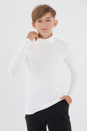 Джемпер (водолазка) для мальчика Кин-4 белый