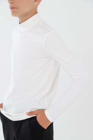 Джемпер (водолазка) для мальчика Кин-4 белый