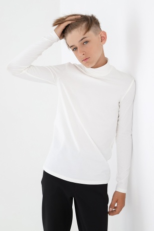 Джемпер (водолазка) для мальчика Кин-4 белый