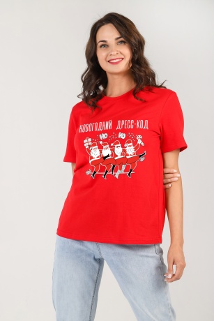Футболка женская Новогодняя-3