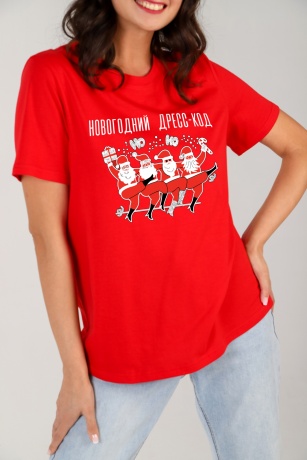 Футболка женская Новогодняя-3
