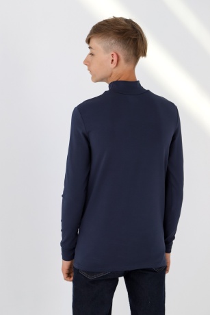 Джемпер (водолазка) для мальчика Кин-4 темно-синий