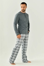 Мужская пижама Ковбой (серый)