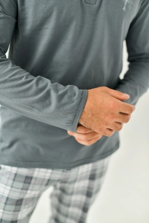 Мужская пижама Ковбой (серый)