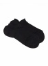 Носки-следки с перфорацией женские, черные