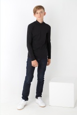 Джемпер (водолазка) для мальчика Кин-4 черный