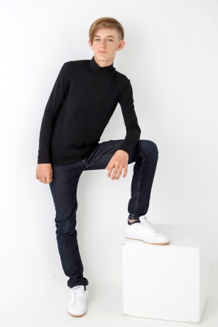 Джемпер (водолазка) для мальчика Кин-4 черный