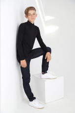 Джемпер (водолазка) для мальчика Кин-4 черный