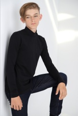 Джемпер (водолазка) для мальчика Кин-4 черный