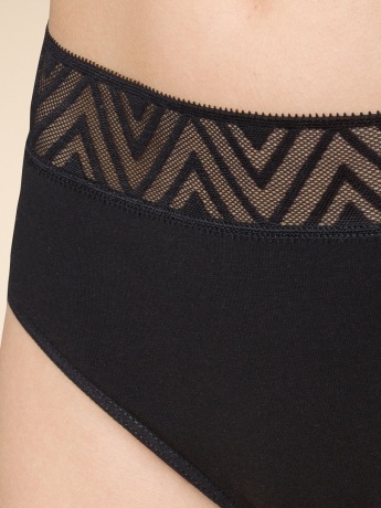 LULC6337 трусы женские (черный)