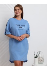 Туника женская Всплеск голубой