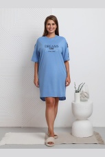 Туника женская Всплеск голубой
