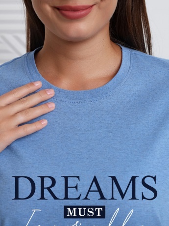 Туника женская Всплеск голубой