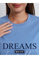 Туника женская Всплеск голубой