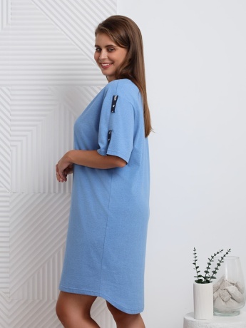 Туника женская Всплеск голубой