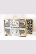 Плед велсофт Набивной со следами