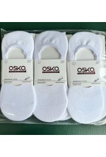 Женские носки укороченные, белые