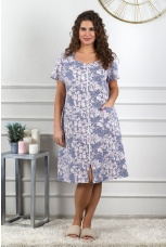 Халат большие размеры Тина-1