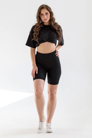 Велосипедки женские Кашкорсе (черные)