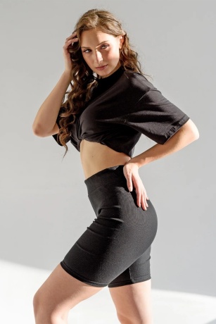 Велосипедки женские Кашкорсе (черные)