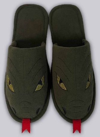 Мужские флисовые тапочки "Змеи"