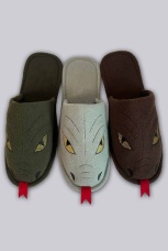 Мужские флисовые тапочки &quot;Змеи&quot;