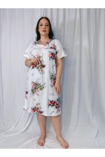 Сорочка женская с коротким рукавом большие размеры