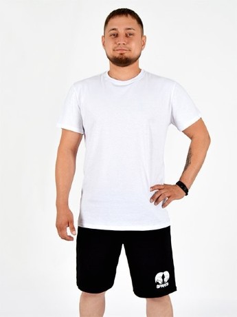 Мужские шорты черные с карманами