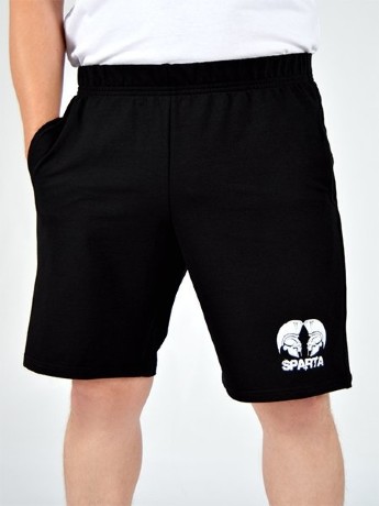 Мужские шорты черные с карманами