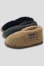 Мужские угги из овечьей шерсти на  войлочной подошве