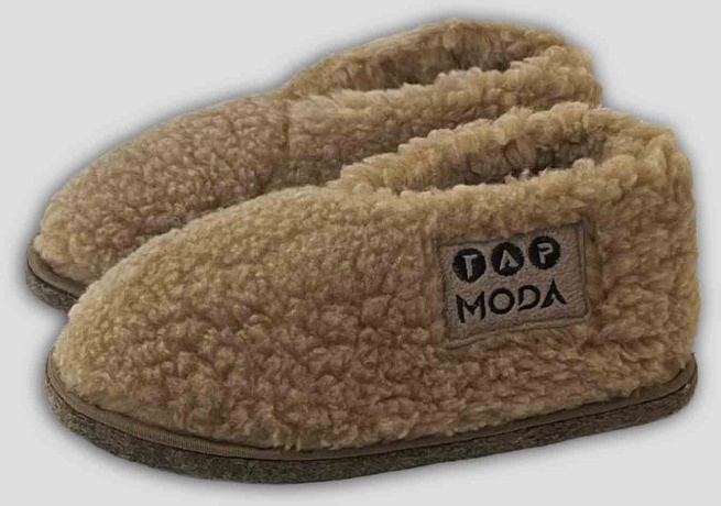 Мужские угги из овечьей шерсти на  войлочной подошве