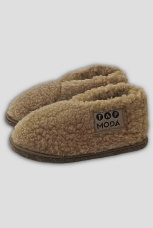 Мужские угги из овечьей шерсти на  войлочной подошве