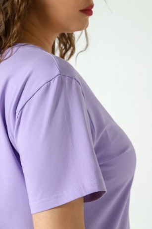 Футболка женская Базис-5 сиреневый