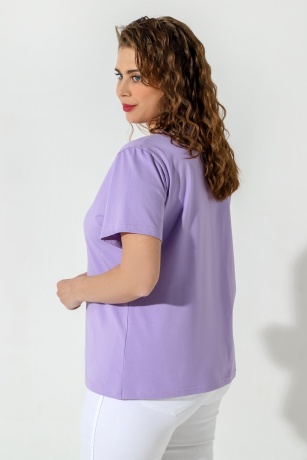 Футболка женская Базис-5 сиреневый