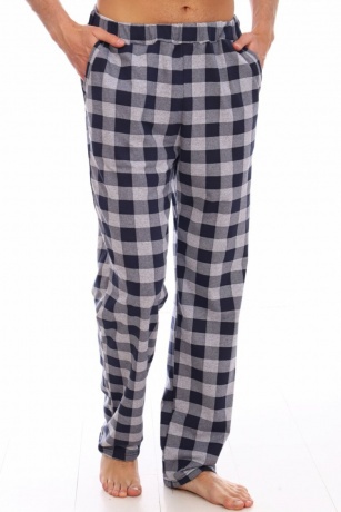 Брюки мужские Стас, серые в клетку
