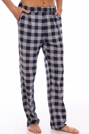 Брюки мужские Стас, серые в клетку