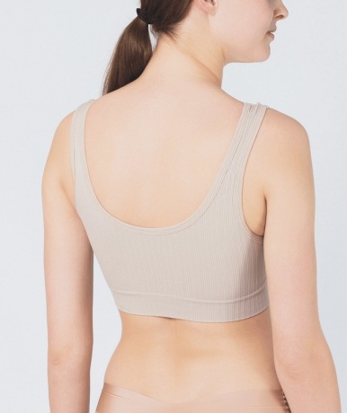 Топ "Классика" (рубчик), светло-бежевый