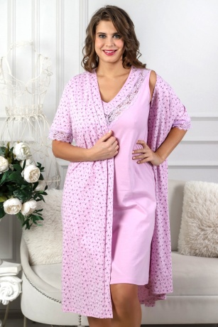 Халат женский Примула-1 лиловый