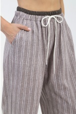 Брюки женские Полоса-1 бежевый