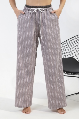 Брюки женские Полоса-1 бежевый