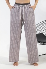 Брюки женские Полоса-1 бежевый