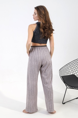 Брюки женские Полоса-1 бежевый